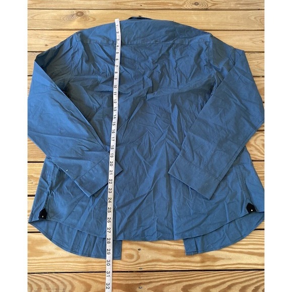 Rare Rabbit Button Down Shirt Size Large Men’s Blue Long Sleeve - Picture 7 of 9